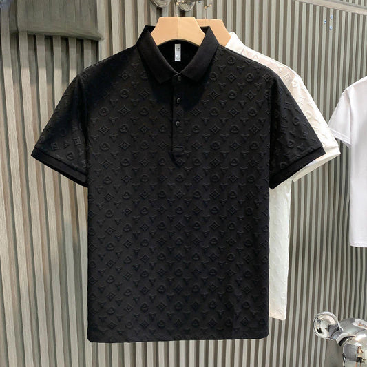 The Sovereign Jacquard Slim Polo